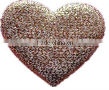 Ultrasonic embossing PU star applique/ various Ultrasonic embossing applique for clothes