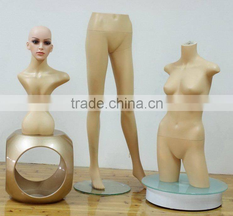 best price sexy Plastic Female Mannequin Torso with good quality