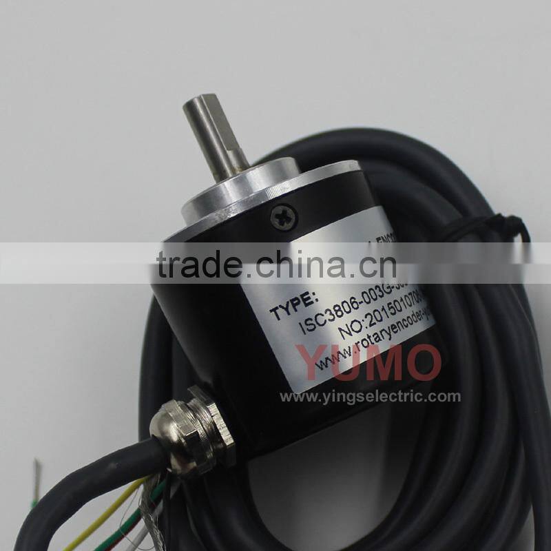 YUMO ISC3806 3600PPR 5V CNC system Solid shaft encoder optical price incremental rotary encoder