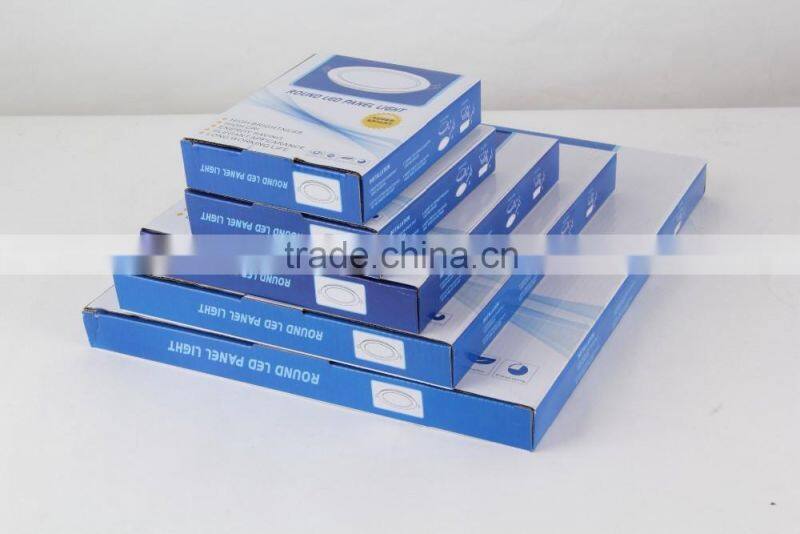 100lm per watt Direct emitting round led panel light ra 80 pf 0.95