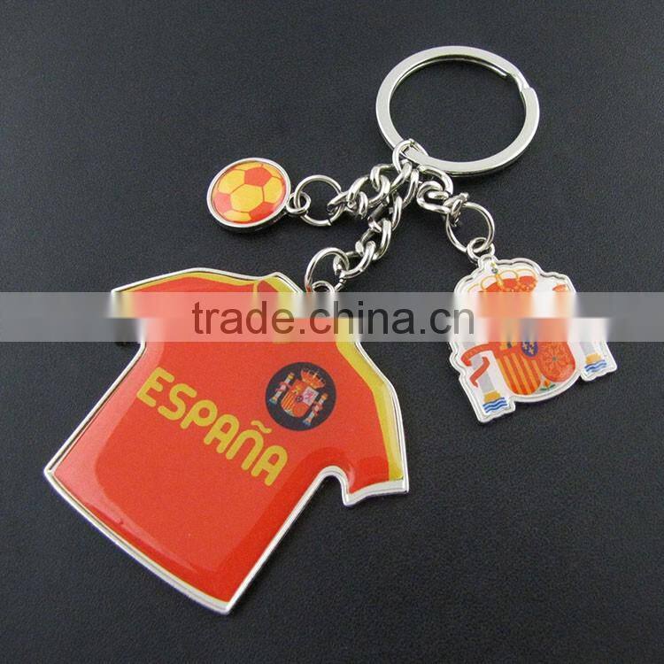 Germany football basic round button keychain
