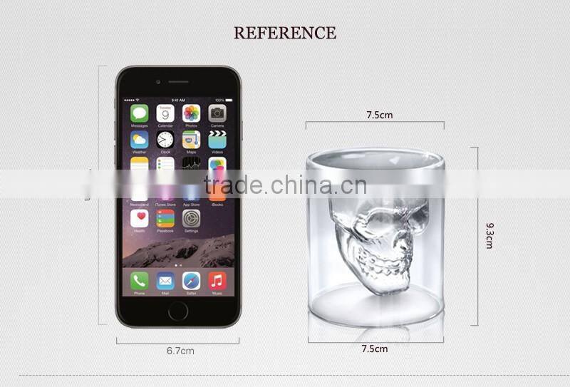 200ml china supplier hot sell borosil double wall cold magic mug