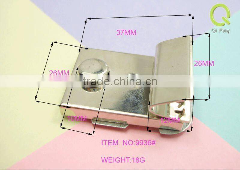 qifeng fashion hardware bag iron breafcase lock 9936#