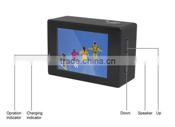 Hot Selling Outdoor Waterproof Action Sport Camera 1080p sports camera sj6000, 30m waterproof extreme