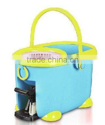 360 spin plastic mop bucket,plastic bucket with mops