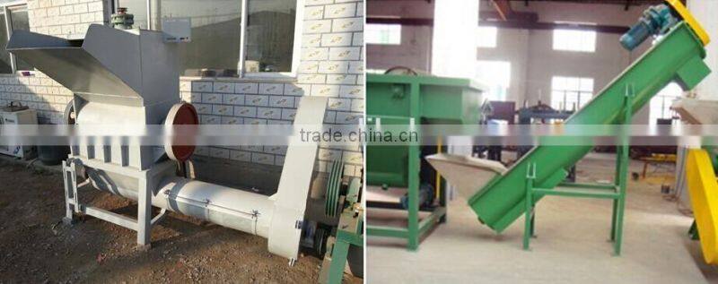 Plastic grinder and crusher recycling machine