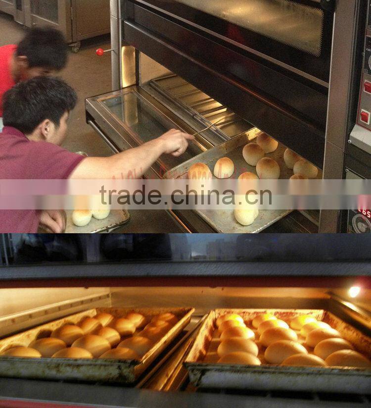 2 layers food baking equipment deck oven