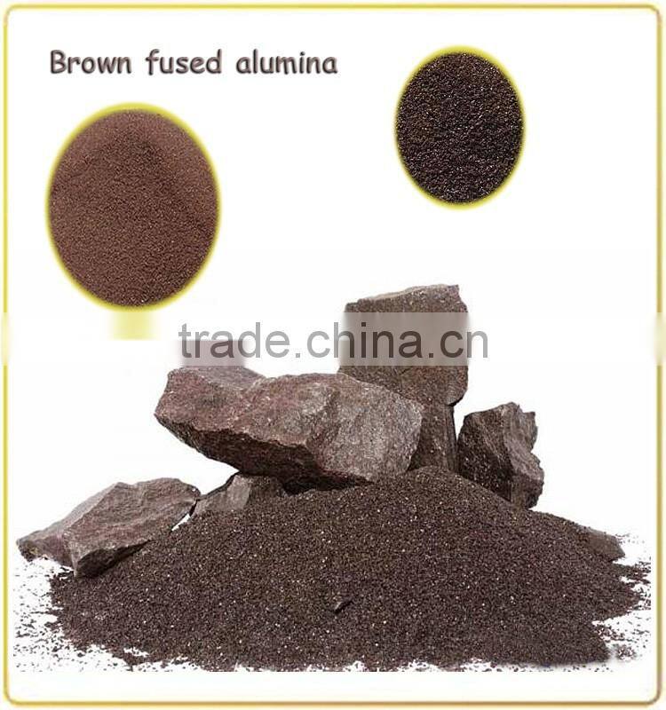 0-1 MM, 240-0 Mesh Brown Aluminum Oxide Powder For Refractory