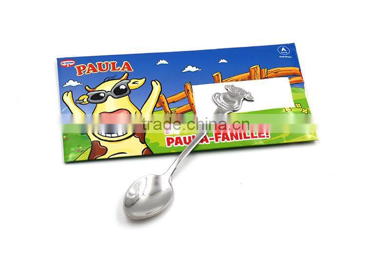 hot selling cute tableware cutlery spoon with cute package