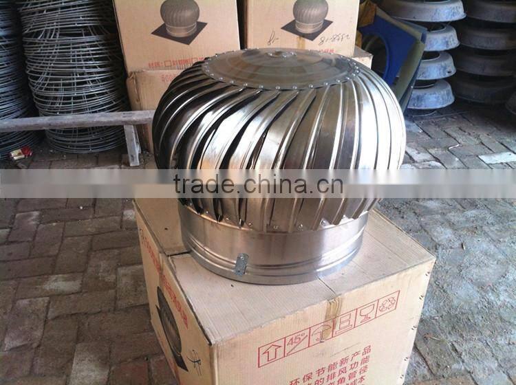 good appearance non power silent roof fan with good quality for factory
