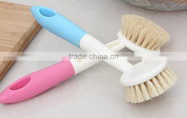 High quality colored handle kitchen cleaning pan brush