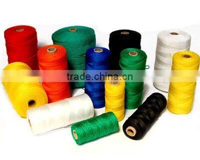 Dope dyed high tenacity polyester twist twine