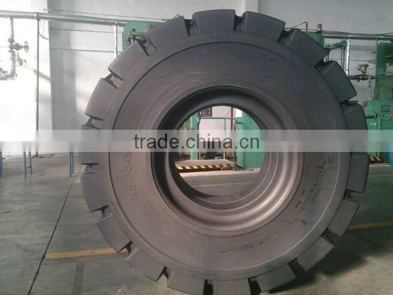 Port for handling container grab devices KALMAR reachstacker solid tire OTR tire 16.00-25 18.00-25