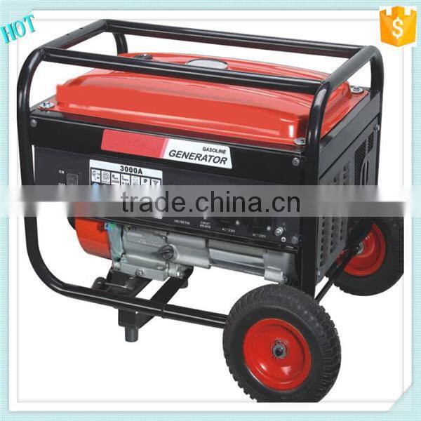 2015 Hot Sale 2KW 2.5KW 3KW 2500(B)/3000(B)/3000A(B) Gasoline Generator Set