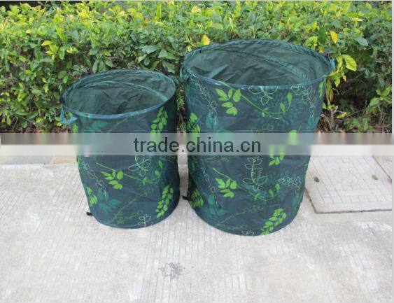 pop up sack for garden bags standable collapsible garden leef bags