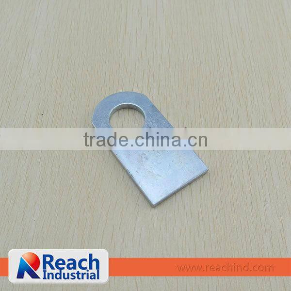 Zinc Plated Steel Tail Board Weld on Fastener Keeper Plate