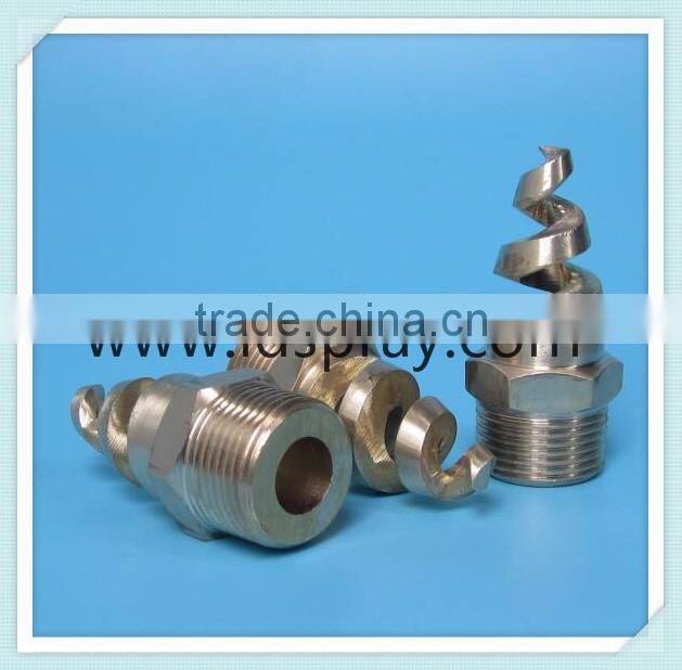 Brass spjt spiral spray water cooling sulfur removal nozzle