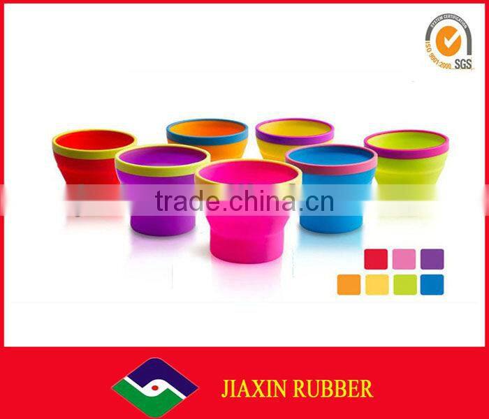 Hot sale! Kinds of good quality silicone drinking cup