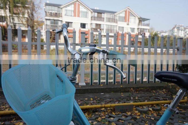 Usb rechargeable silicon bicycle front light,COB white LED