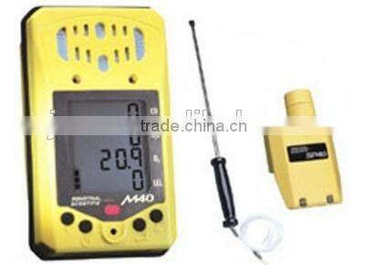 (CO,H2S,O2,LEL) portable impact pro M40 gas detector with pump