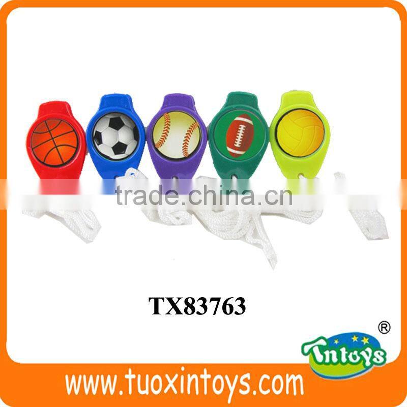 2015 Hot Sales!! plastic flat sports whistle