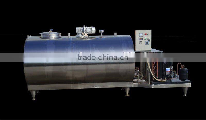 3000L milk cooling tank 3000Liter horizontal milk cooling tank