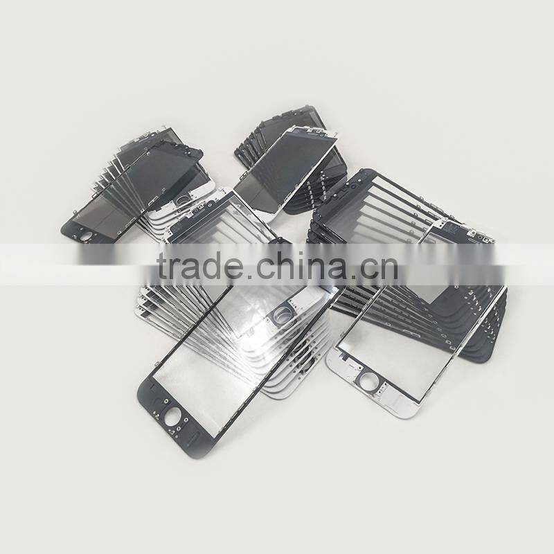 2017 Factory supply quality 3 in 1 Assembled cold press glue frame glass with oca assembly for iphone 7