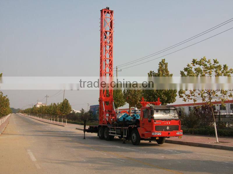 cheapest 300m rotary Truck-mounted water well drilling rig for sale