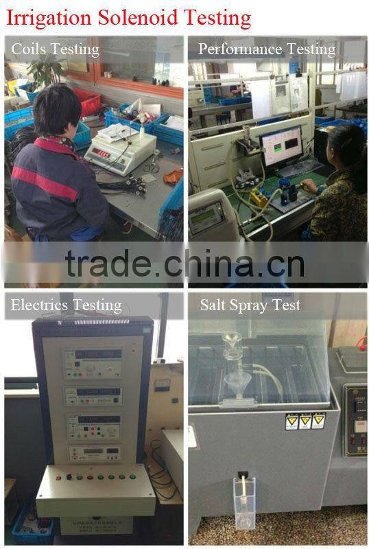 3 Way Irrigation Electromagnet Series For Valves To Control The Irrigation System