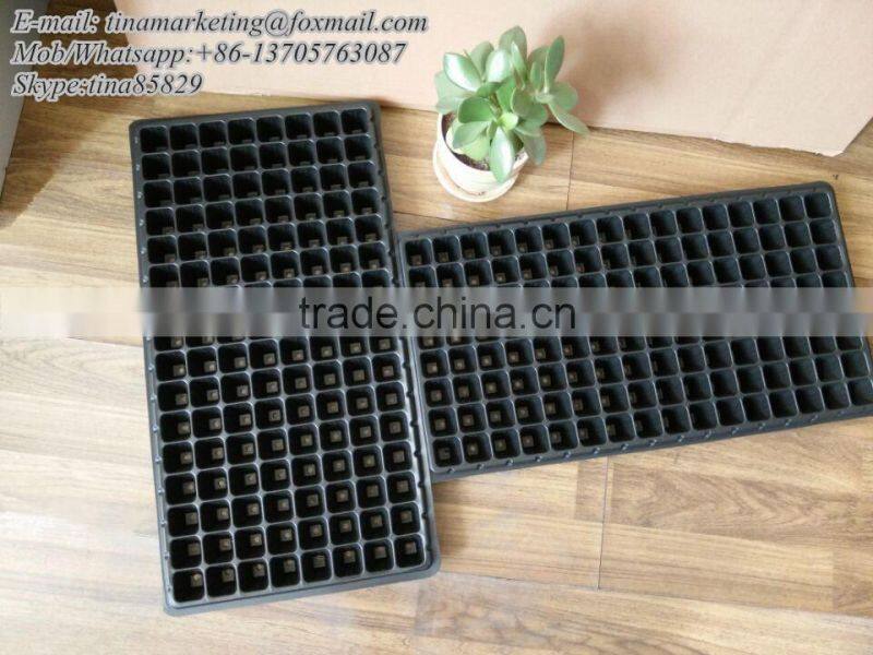 Not Coated PP Material Reusable Plastic Plant Nursery Seed Growing Tray China Manufactory Price with 8 Cell to 512 Cell