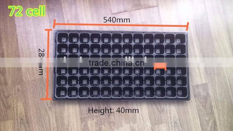 72 cell, 105 cell seed germination tray/seed starting tray