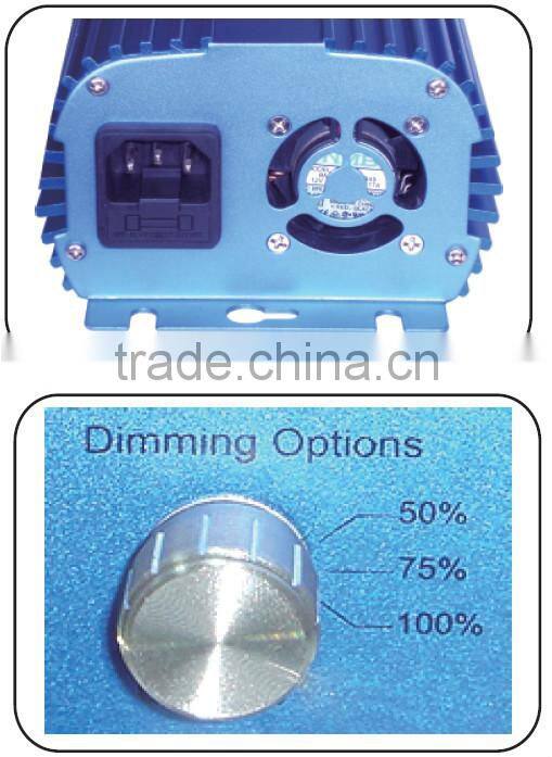 digital electronic ballast for hydroponics grow light reflectors