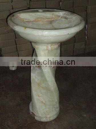 BEST DESGINE ONYX PEDESTALS SINKS AND BASINS