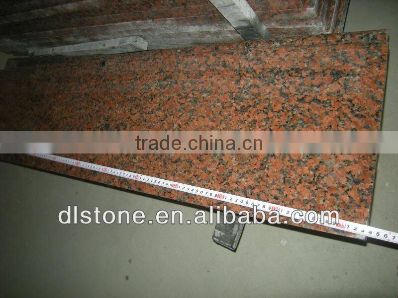 G562 Maple Red Granite Stairs Indoor Stair Steps