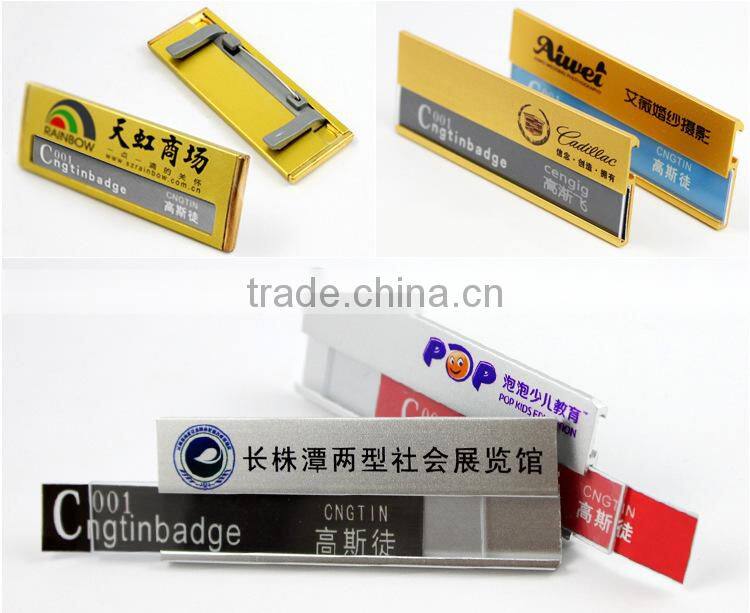 Custom Metal name badge