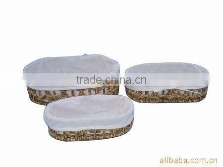 linyi wholesale sea grass basket maize mose basket
