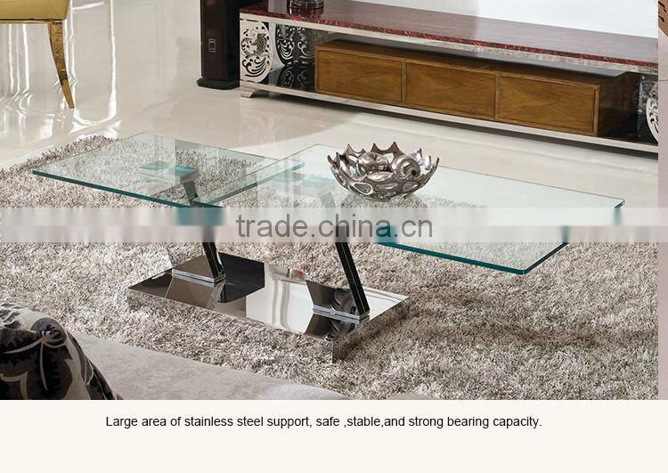 C142 Modern design tempered glass hot sale Coffee table
