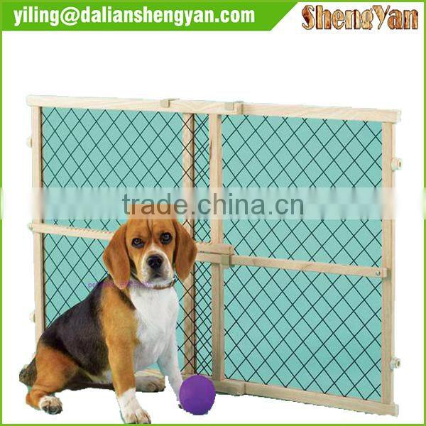 Cheap Simple Unfinished Sanded Outdoor Wood Dog Fence