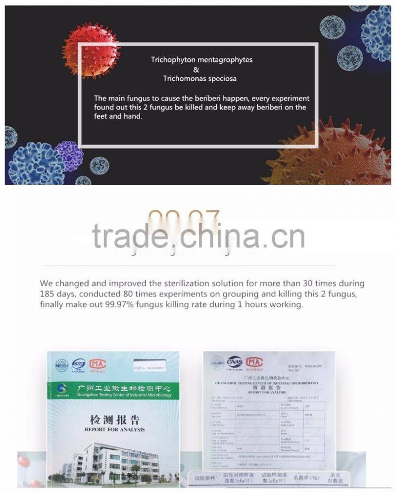 Newest Arrival Smart Mobile Shoes Sterilization With Reactive Oxygen Anion Specialized Killing Fungus