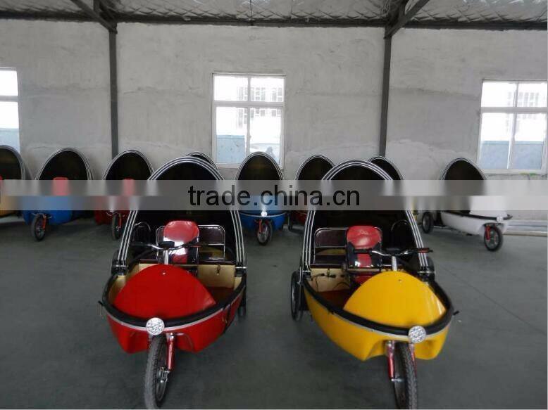 Tiny drop tricycles full closed Pickup Type electric mobility scooter with passenger seats for wholesale