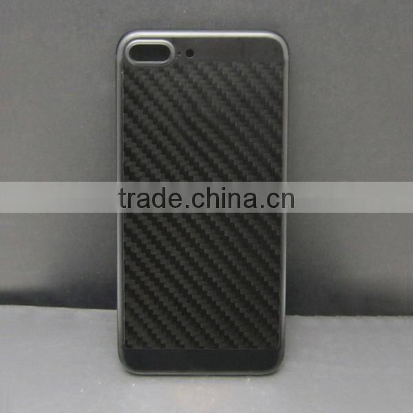 100% Real carbon fiber cover matte black back housing for iPhone 7 Plus