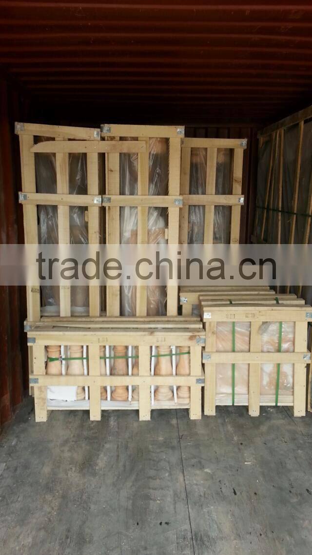 African style marble lady statue