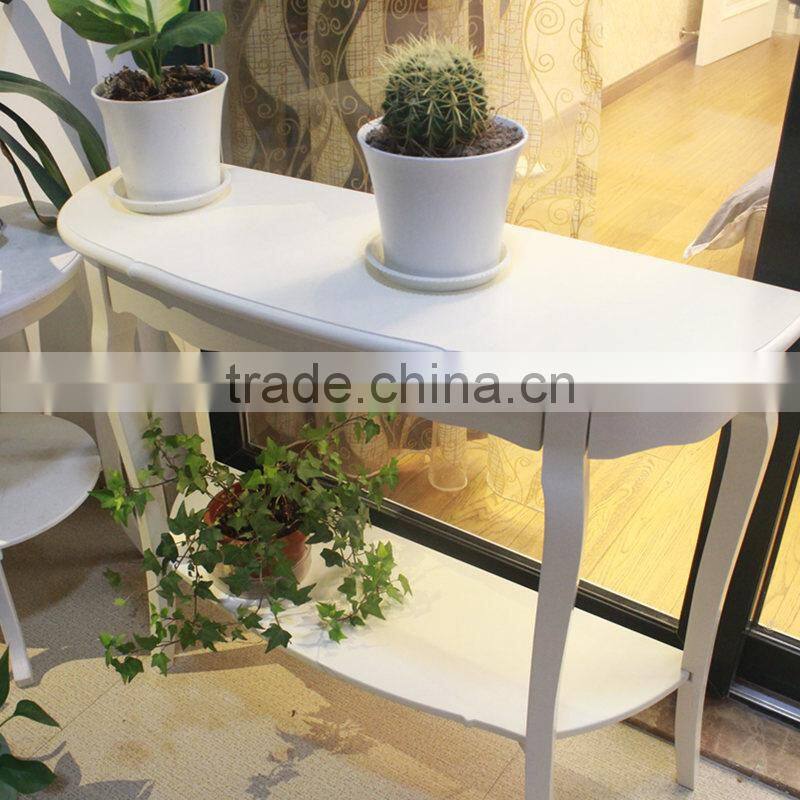 Indoor wooden flower display shelf & Display stand