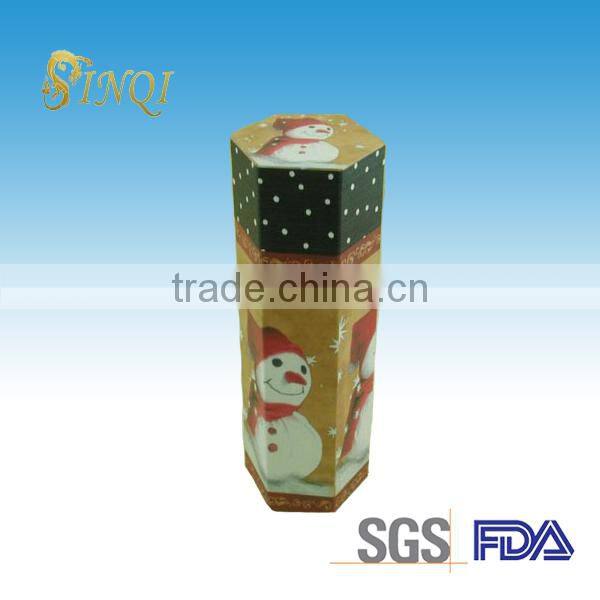 Cardboard wine glass packaing box christmas wine box