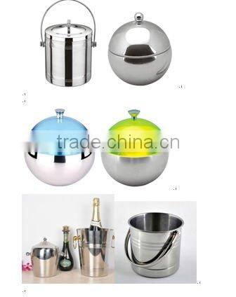 metal cold drinks cooler ice bucket for beer