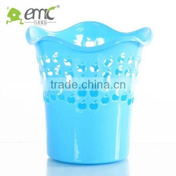 plastic round shape hotel trash can
