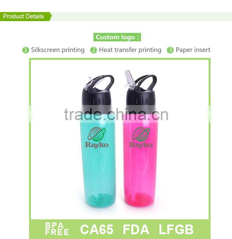 2015 newest design single wall tritan water bottle