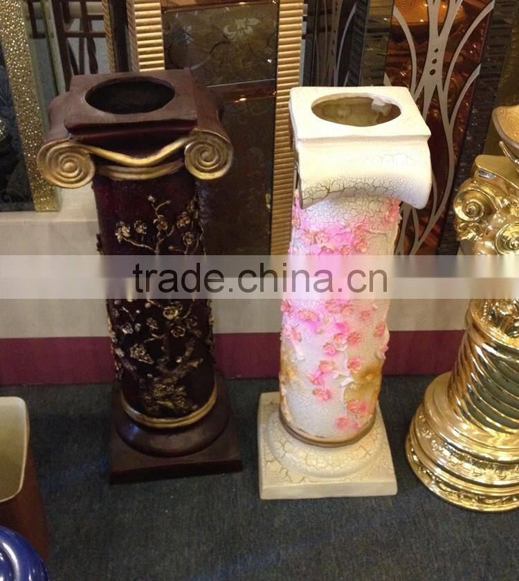 Decorative ashtray pillar Garden resin decoration