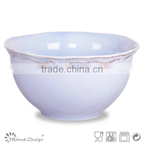 ceramic white cheap hotel used rice bowl