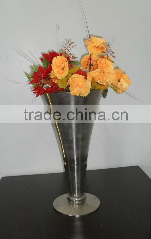 Interior Decoration Aluminium Flower Vases
